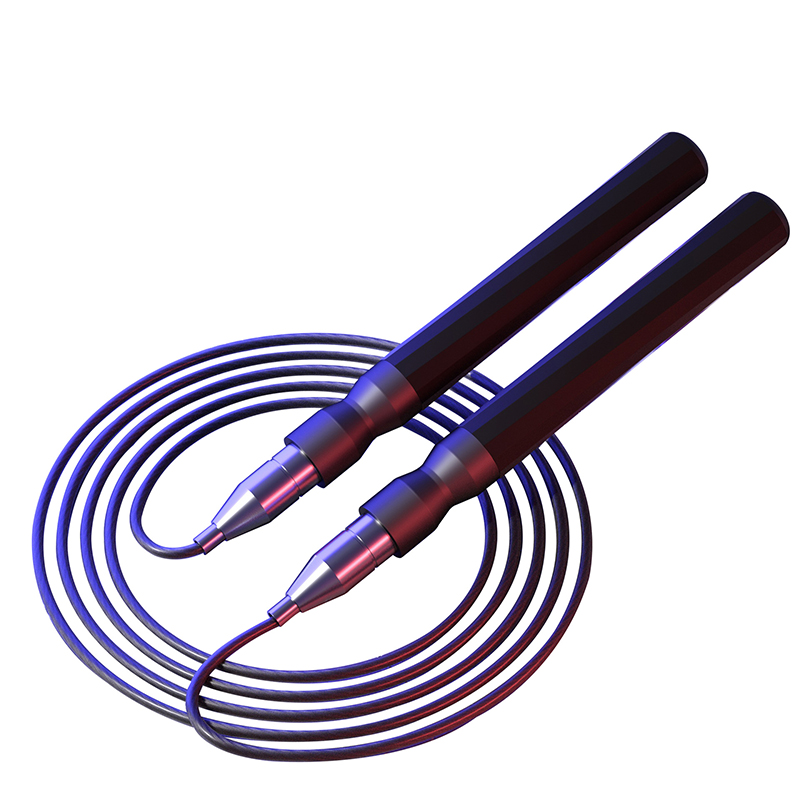 Skipping Rope Pvc - 調整可能なスチール縄跳び,高速,もつれのない,ボールベアリング付きケーブル,女性,男性,子供向け