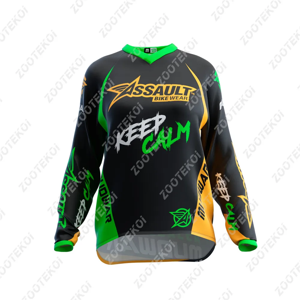 アサルトバイクウェア女性マウンテンバイクダウンヒルジャージエ - Crossfit Gear For Men のレビューと価格