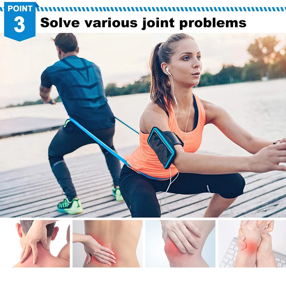 4 ピース/セット弾性フィットネスバンド抵抗バンドテープヨガ - Crossfit Workout Gear のレビューと価格